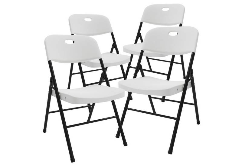 JEOBEST Klappstuhl Klappstühle aus Kunststoff und Metall, Faltbarer Stuhl, (2/4 St) Campingstuhl Bürostuhl Platzsparender Schreibtischstuhl von JEOBEST