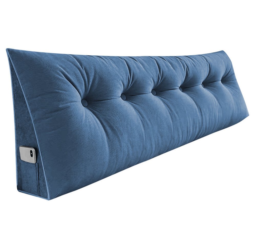 JEOBEST Rückenkissen Dreieckiges Lesekissen, Keilkissen mit Seitenfach, 1-tlg.,180cm breit, Kissen mit abnehmbarem und waschbarem Bezug JEOBEST Rückenkissen Dreieckiges Lesekissen, Keilkissen mit Seitenfach, 1-tlg.,180cm breit, Kissen mit abnehmbarem und waschbarem Bezug von JEOBEST