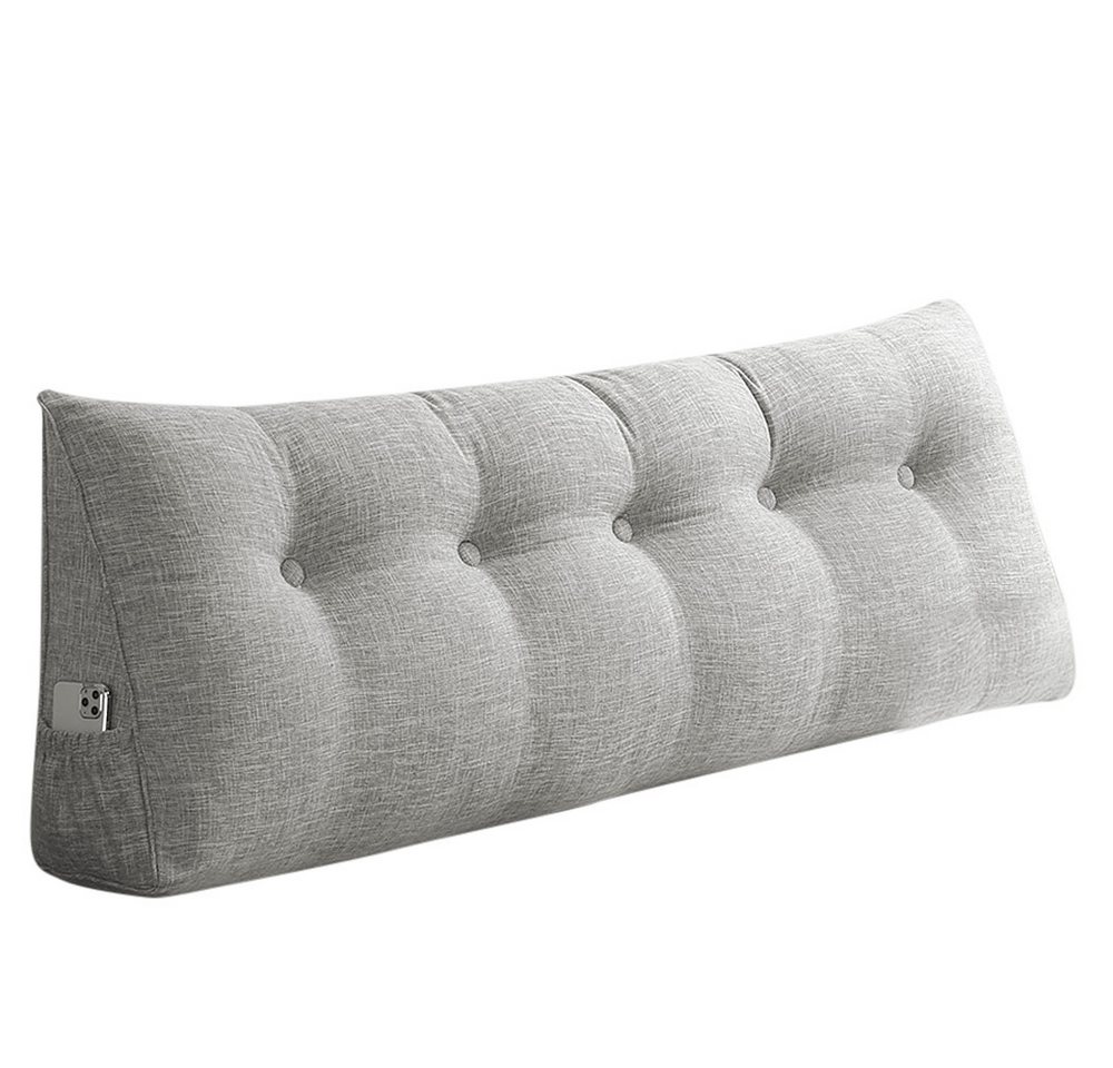JEOBEST Rückenkissen Lesekissen für Bett und Sofa, Keilkissen Groß, mit waschbarem Bezug, Ideal zum Anlehnen im Bett JEOBEST Rückenkissen Lesekissen für Bett und Sofa, Keilkissen Groß, mit waschbarem Bezug, Ideal zum Anlehnen im Bett von JEOBEST