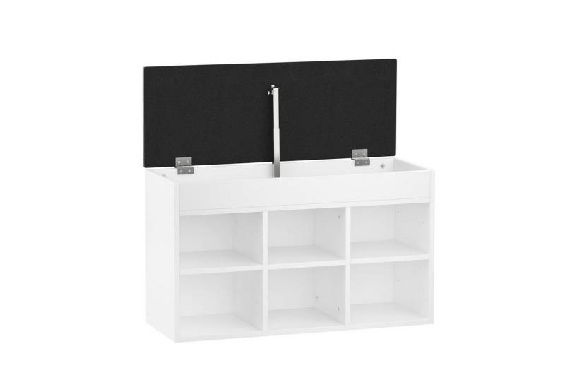JEOBEST Schuhbank Schuhregal mit Sitzfläche, Sitzbank mit Stauraum, (1-St), Schuhorganizer, 30 x 80 x 48 cm von JEOBEST