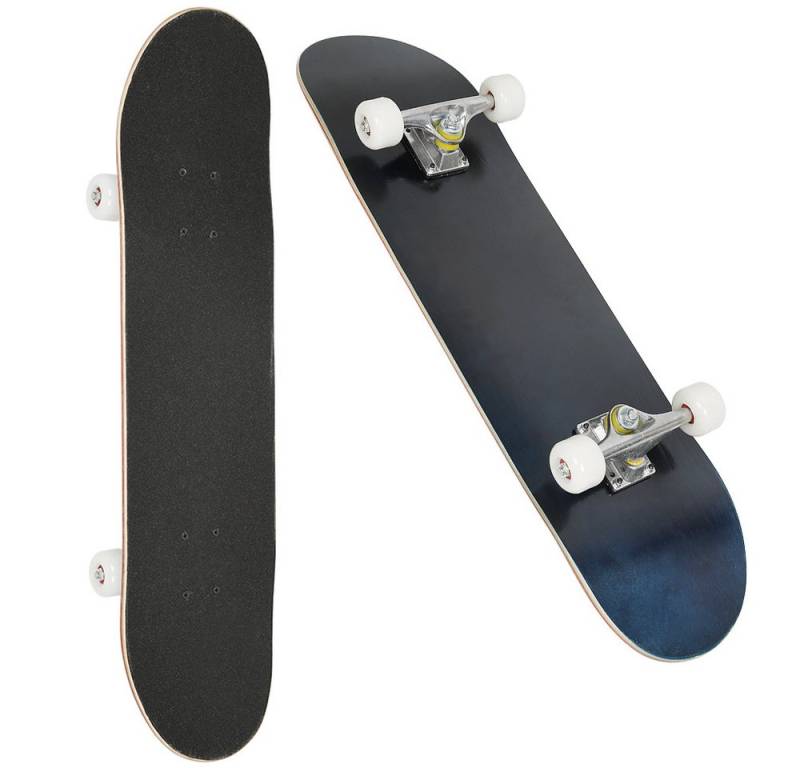 JEOBEST Skateboard Komplette Skateboard 80x20cm, PU Räder, Geburtstagsgeschenk für Teenager und Erwachsene von JEOBEST