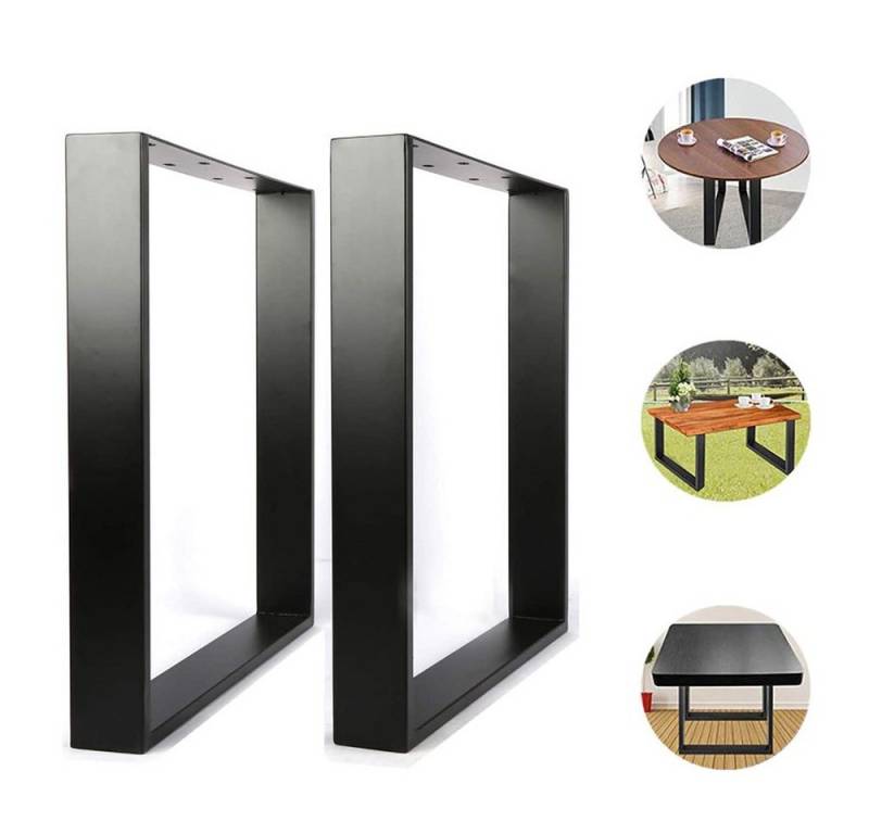 JEOBEST Tischbein 2er Set Tischbeine Metall 80 x 72 cm Möbelfüße Tischfuß Schwarz, Vierkantprofilen, Industriedesign, für DIY-Couchtisch, Schreibtisch.. JEOBEST Tischbein 2er Set Tischbeine Metall 80 x 72 cm Möbelfüße Tischfuß Schwarz, Vierkantprofilen, Industriedesign, für DIY-Couchtisch, Schreibtisch.. von JEOBEST