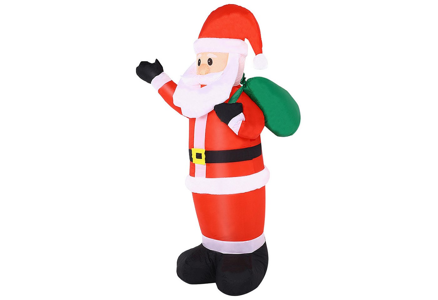 JEOBEST Weihnachtsmann 150CM Aufblasbarer Weihnachtsmann für Draußen Aufblasbarer Weihnachts, für Garten Rasen Hof von JEOBEST