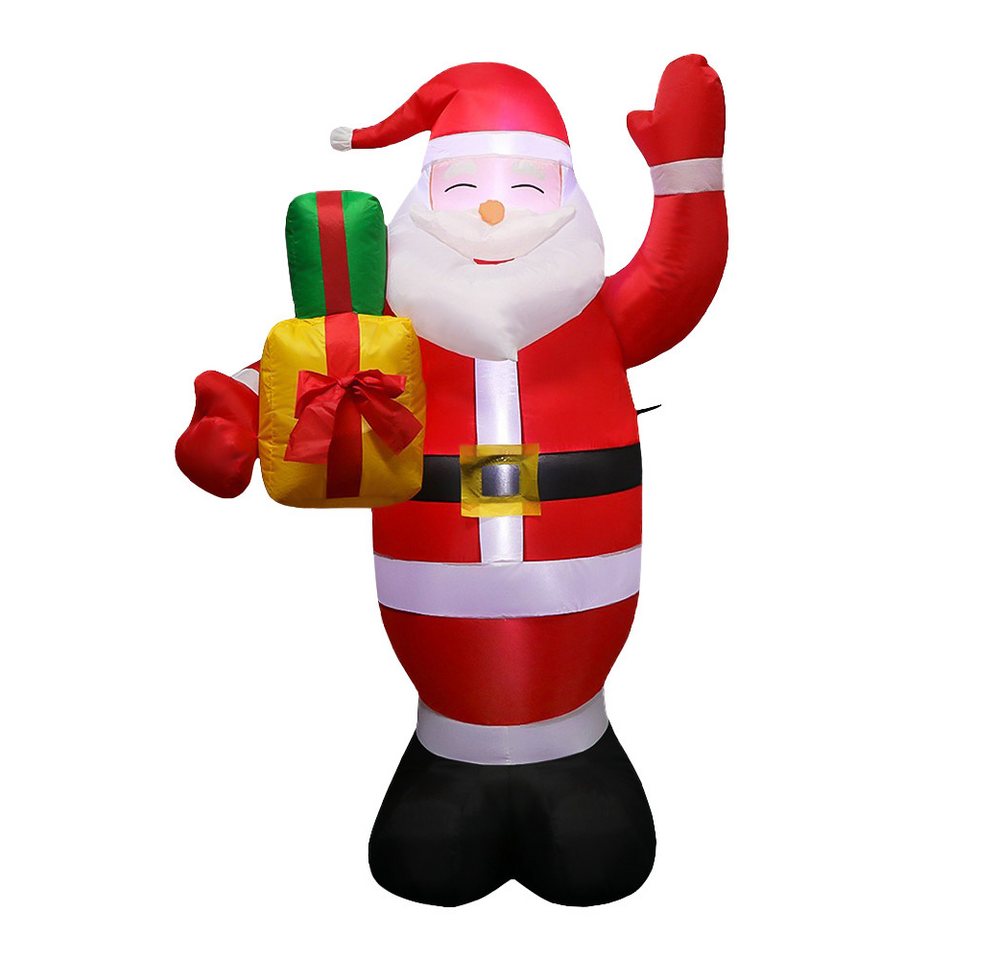 JEOBEST Weihnachtsmann 150CM Verbesserte Weihnachtsmann Weihnachtsdekoration, für Draußen Garten Rasen und Feiertags Party Dekor von JEOBEST