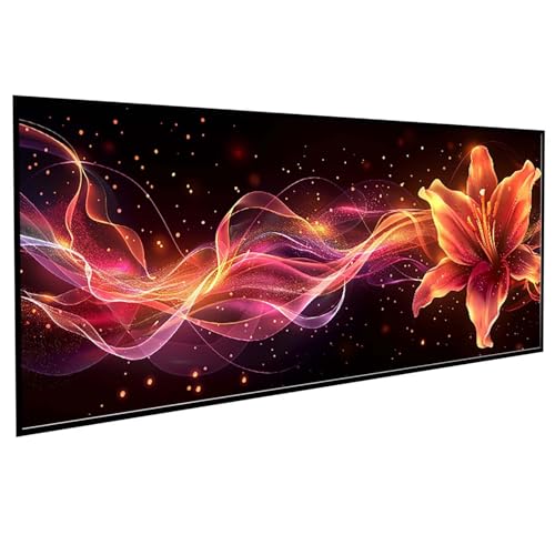 Blumen Diamond Painting 40 x 80 cm, Diamond Painting Erwachsene Lilie DIY Runden Steine Kristall Kunst Bastelnset Erwachsene Anfänger Set, zur Entspannung und Zimmer Wanddeko, Geschenke PJY3 4-8 von JEPGFOU