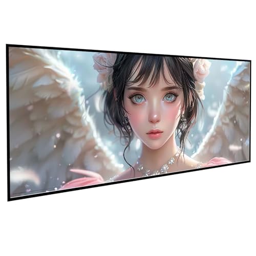Diamond Painting Erwachsene Feder Diamond Painting Kinder MäDchen, DIY Runden Steine Mosaikherstellung Basteln Erwachsene Anfänger Set für Heim Schlafzimmer Wand Deko, Geschenke (50x100cm) PJY4 8-I von JEPGFOU