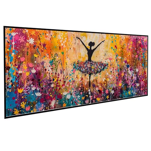 Diamond Painting Erwachsene Kunst Diamond Painting Kinder TäNzer, DIY Runden Steine Mosaikherstellung Basteln Erwachsene Anfänger Set für Heim Schlafzimmer Wand Deko, Geschenke 60x120cm PJY5 5-Y von JEPGFOU