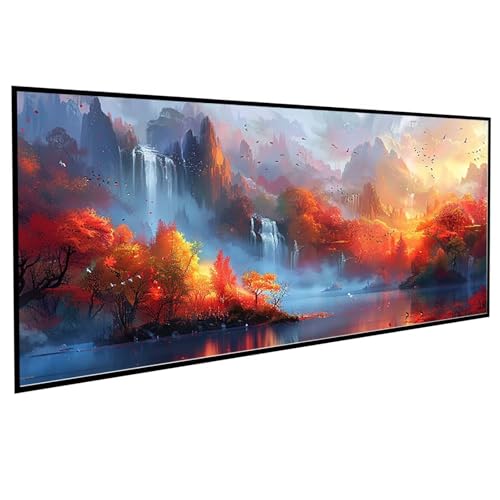 Diamond Painting Erwachsene Landschaft Diamond Painting Kinder Fallen, DIY Runden Steine Mosaikherstellung Basteln Erwachsene Anfänger Set für Heim Schlafzimmer Wand Deko, Geschenke 40x80CM PJY3 2-5 Diamond Painting Erwachsene Landschaft Diamond Painting Kinder Fallen, DIY Runden Steine Mosaikherstellung Basteln Erwachsene Anfänger Set für Heim Schlafzimmer Wand Deko, Geschenke 40x80CM PJY3 2-5 von JEPGFOU