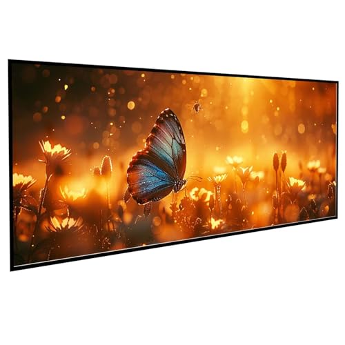 Diamond Painting Erwachsene Landschaft Diamond Painting Kinder Schmetterling, DIY Runden Steine Mosaikherstellung Basteln Erwachsene Anfänger Set für Schlafzimmer Deko, Geschenke 60x120cm PJY5 0-0 von JEPGFOU