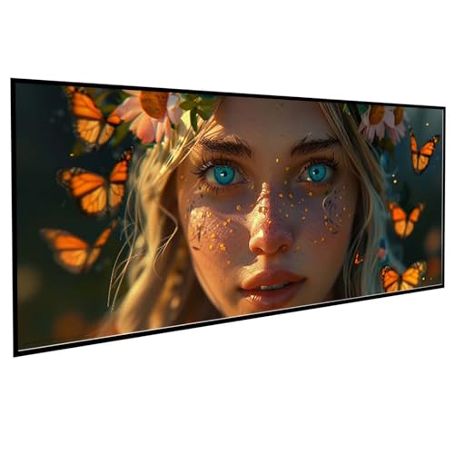 Figurenkunst Diamond Painting 50x100cm, Diamond Painting Erwachsene Frau DIY Runden Steine Kristall Kunst Bastelnset Erwachsene Anfänger Set, zur Entspannung und Zimmer Wanddeko, Geschenke PJY4 U-P von JEPGFOU