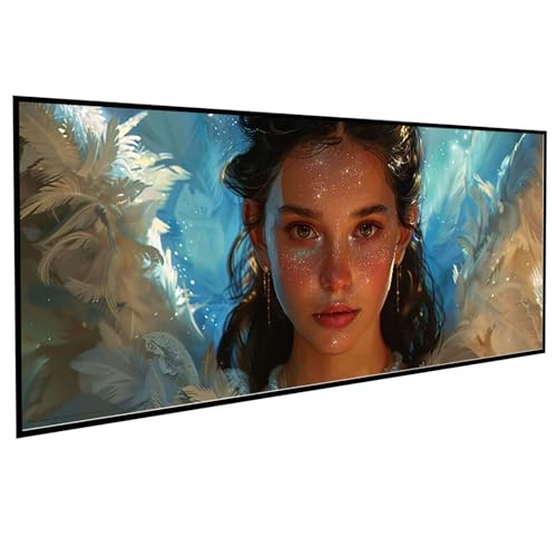 Figurenkunst Diamond Painting 90x180CM, Diamond Painting Erwachsene Frau DIY Runden Steine Kristall Kunst Bastelnset Erwachsene Anfänger Set, zur Entspannung und Zimmer Wanddeko, Geschenke PJY8 X-0 von JEPGFOU