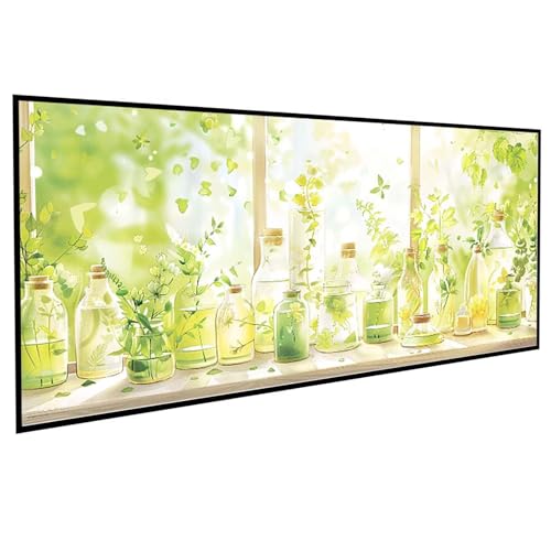 Flasche Diamond Painting 70x140cm, Diamond Painting Erwachsene Blume DIY Runden Steine Kristall Kunst Bastelnset Erwachsene Anfänger Set, zur Entspannung und Zimmer Wanddeko, Geschenke PJY6 M-5 von JEPGFOU