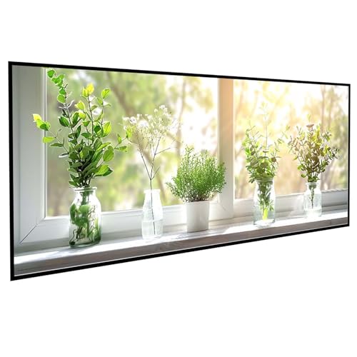 JEPGFOU Anlage Diamond Painting 100 x 200 cm, Diamond Painting Erwachsene Blumentopf DIY Runden Steine Kristall Kunst Bastelnset Erwachsene Anfänger Set, zur Zimmer Wanddeko, Geschenke PJY9 A-1 von JEPGFOU