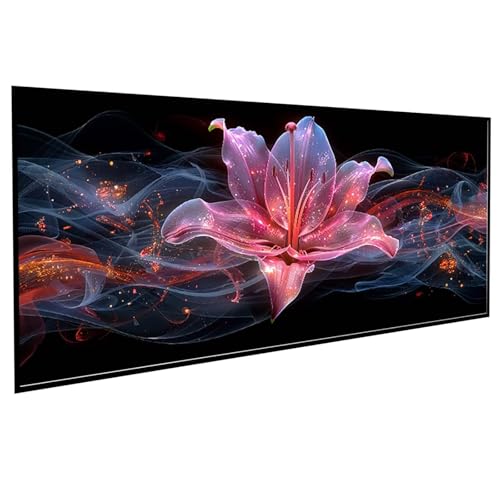 JEPGFOU Anlage Diamond Painting 30x60cm, Diamond Painting Erwachsene Blume DIY Runden Steine Kristall Kunst Bastelnset Erwachsene Anfänger Set, zur Entspannung und Zimmer Wanddeko, Geschenke PJY2 3-2 von JEPGFOU