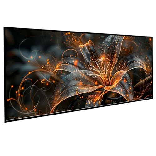 JEPGFOU Blumen Diamond Painting 30x60cm, Diamond Painting Erwachsene Lilie DIY Runden Steine Kristall Kunst Bastelnset Erwachsene Anfänger Set, zur Entspannung und Zimmer Wanddeko, Geschenke PJY2 3-E von JEPGFOU