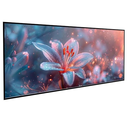 JEPGFOU Blumen Diamond Painting 40 x 80 cm, Diamond Painting Erwachsene Blaue Blumen DIY Runden Steine Kristall Kunst Bastelnset Erwachsene Anfänger Set, zur Zimmer Wanddeko, Geschenke PJY3 6-C von JEPGFOU