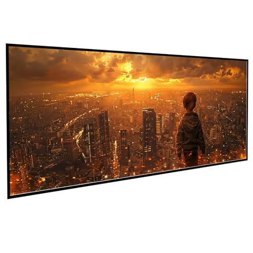 JEPGFOU Stadt Diamond Painting (100x200cm), Diamond Painting Erwachsene Figurenkunst DIY Runden Steine Kristall Kunst Bastelnset Erwachsene Anfänger Set, zur Zimmer Wanddeko, Geschenke PJY9 Y-3 von JEPGFOU