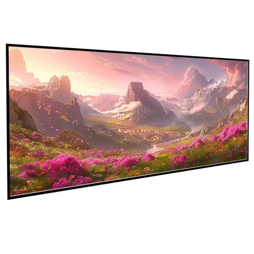 Landschaft Diamond Painting 30x60CM, Diamond Painting Erwachsene Blume DIY Runden Steine Kristall Kunst Bastelnset Erwachsene Anfänger Set, zur Entspannung und Zimmer Wanddeko, Geschenke PJY2 4-E von JEPGFOU