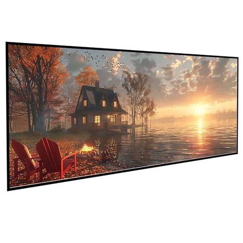 Landschaft Diamond Painting 50x100CM, Diamond Painting Erwachsene Kabine DIY Runden Steine Kristall Kunst Bastelnset Erwachsene Anfänger Set, zur Entspannung und Zimmer Wanddeko, Geschenke PJY4 C-5 Landschaft Diamond Painting 50x100CM, Diamond Painting Erwachsene Kabine DIY Runden Steine Kristall Kunst Bastelnset Erwachsene Anfänger Set, zur Entspannung und Zimmer Wanddeko, Geschenke PJY4 C-5 von JEPGFOU