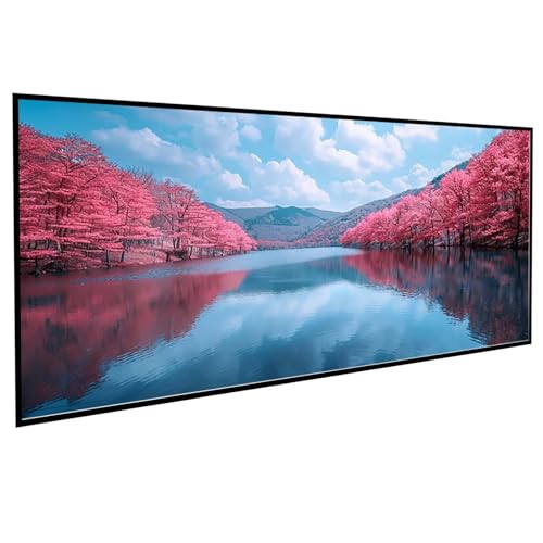 Landschaft Diamond Painting 70x140cm, Diamond Painting Erwachsene BäUme DIY Runden Steine Kristall Kunst Bastelnset Erwachsene Anfänger Set, zur Entspannung und Zimmer Wanddeko, Geschenke PJY6 1-3 von JEPGFOU