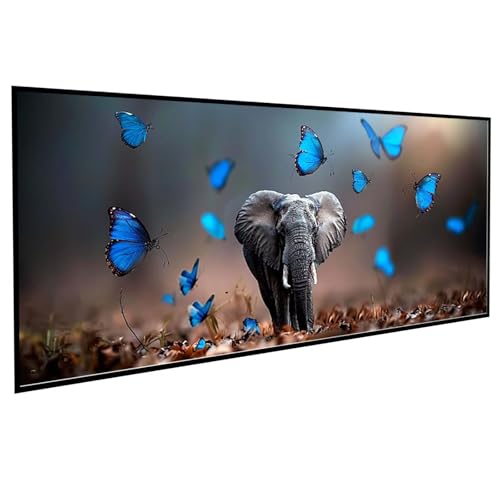Tier Diamond Painting (40x50cm), Diamond Painting Erwachsene Elefant DIY Runden Steine Kristall Kunst Bastelnset Erwachsene Anfänger Set, zur Entspannung und Zimmer Wanddeko, Geschenke PJY3 O-I von JEPGFOU