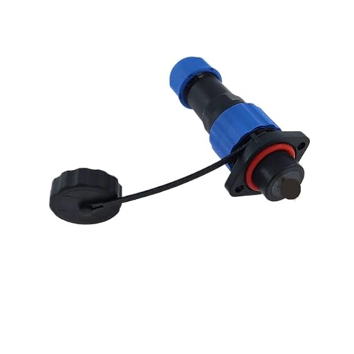 1 STÜCK SP16 wasserdichter Stecker 2-9-poliger IP68-Stromanschluss(Flange 4P) von JEQGDLUI