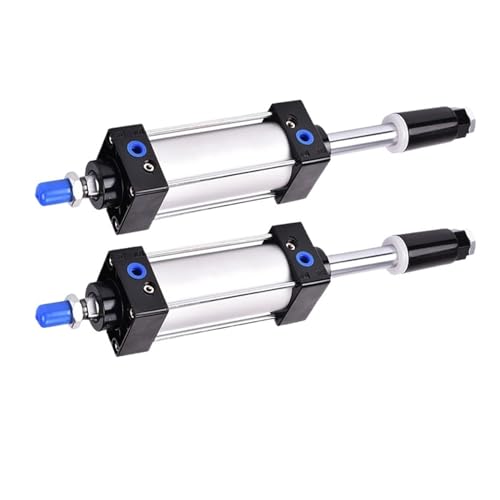 1 Stück SCJ40x100-100 Standardzylinderbohrung 40 mm doppeltwirkender Zylinder, einstellbarer Hub 0-100 mm großer Schub(SCJ40x100-100) von JEQGDLUI