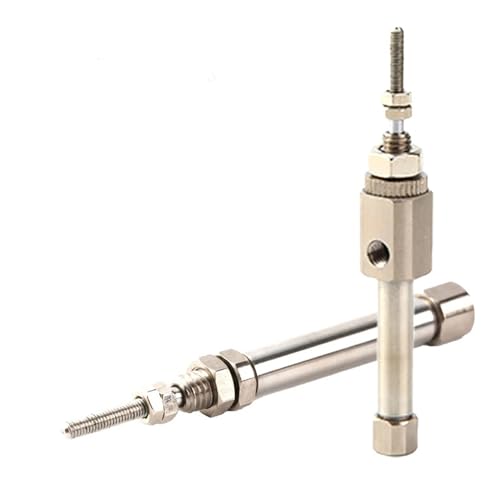 1 Stück doppeltwirkender Zylinder Mini klein CDJ2B6 Typ Einzelstange 6 Bohrung 5 mm 10 mm 15 mm 20 mm 25 mm 30 mm 35 mm Hub CDJ2B6(CDJ2B6-10-SR) von JEQGDLUI