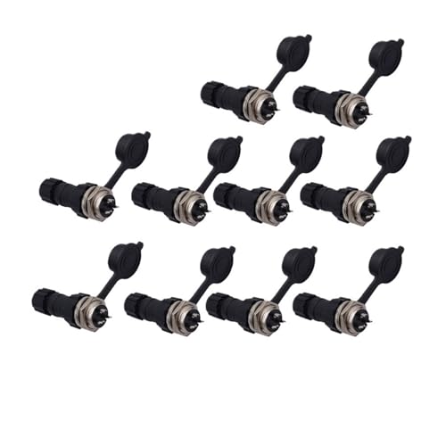 10 STÜCKE GX16 Anschlussmutter Männliche und Weibliche Buchse 2-10pin(Back nut 3P 10PCS) von JEQGDLUI