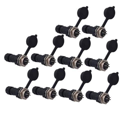 10 STÜCKE GX16 Anschlussmutter Männliche und Weibliche Buchse 2-10pin(Back nut 6P 10PCS) von JEQGDLUI