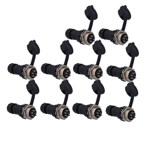 10 STÜCKE GX16 Anschlussmutter Männliche und Weibliche Buchse 2-10pin(Back nut 7P 10PCS) von JEQGDLUI