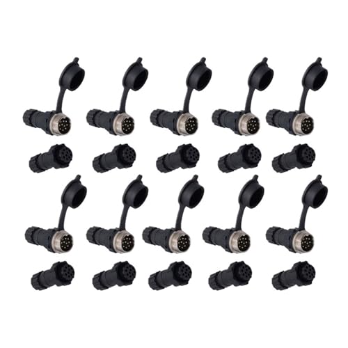 10 STÜCKE GX16 Anschlussmutter Männliche und Weibliche Buchse 2-10pin(Docking 10P 10PCS) von JEQGDLUI