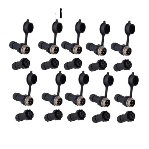 10 STÜCKE GX16 Anschlussmutter Männliche und Weibliche Buchse 2-10pin(Docking 4P 10PCS) von JEQGDLUI