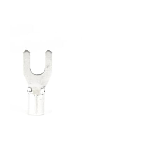 100 Stück Kabel-Draht-Steckverbinder Crimp UT OT nicht isolierte Ringgabel U-förmiges verzinntes Messing-Klemmen-Sortiment-Set(UT,2.5-3 100PCS) von JEQGDLUI
