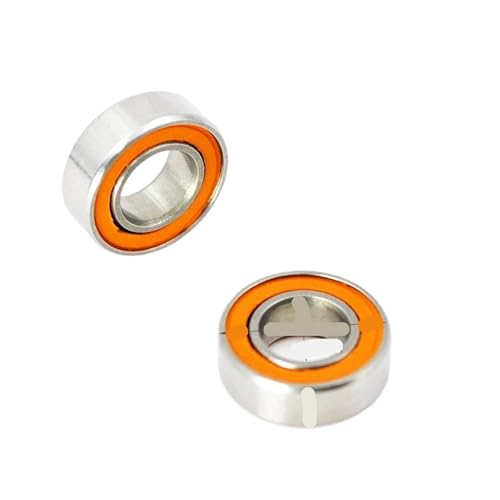 2 Stück Hybrid Keramik Lager Edelstahl 4x10x4mm 5x8x2,5 6x12x4 8x12x3,5 mm(SMR126 6X12X4mm) von JEQGDLUI