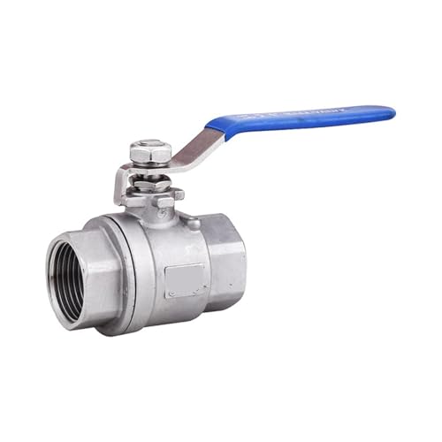 201 Edelstahl mittelgroßes verdicktes zweiteiliges Kugelhahngewinde Q11F-16P Innengewindeventil 4 Punkte 6 Punkte(G3) von JEQGDLUI