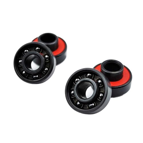8/16 Stück 608 2RS gemischte schwarze Keramikkugellager 8 * 22 * ​​7 mm(16Pcs) von JEQGDLUI