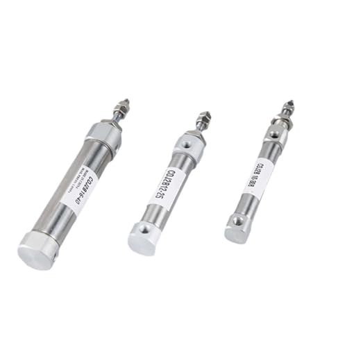 Doppeltwirkender Zylinder Mini klein CDJ2B Typ Einzelstange 10 mm 12 mm 16 mm Bohrung 20 mm 25 mm 30 mm 200 mm Hub CDJ2B12(Stroke 5mm) von JEQGDLUI