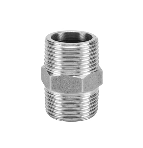 Edelstahl-Sechskantdraht T druckfest 210 kg Hochdruck-Rohrverschraubungen 3000LB doppelendiger Außengewinde-Innenanschluss(G1/2-316L) von JEQGDLUI