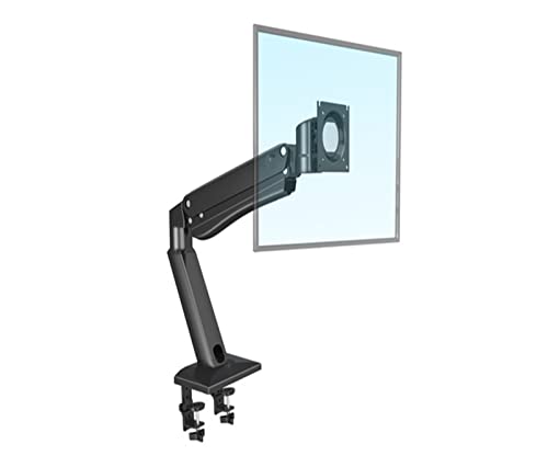 JEQGDLUI NB45 GROSSBILDSCHIRM-TISCHHALTERUNG 24"-42" LCD-MONITORSTÄNDER 2–15 kg DOPPELARM-GASFEDER MIT VOLLSTÄNDIGER Bewegung(Black) von JEQGDLUI