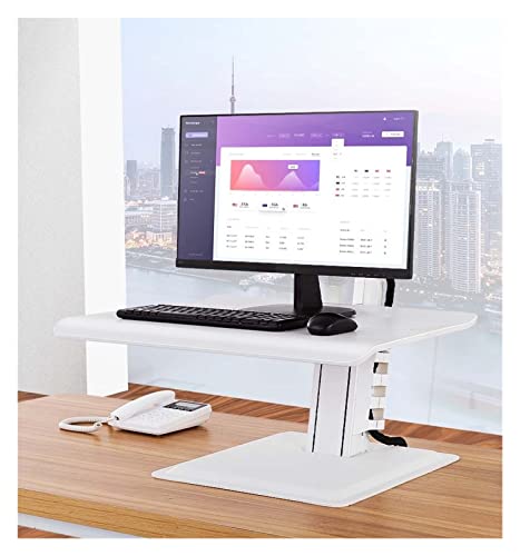 JEQGDLUI Northbayou BT15 190 cm Multifunktions-Computer-Sitz-Steh-Arbeitsplatz, Schwarz, frei anhebbarer Computer-Tisch, All-in-One-Tisch(White) von JEQGDLUI