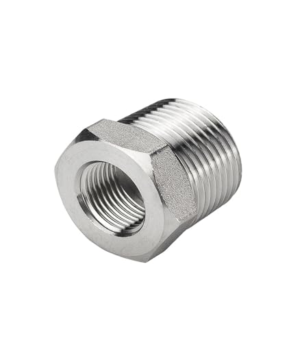 Kernreduzierende Innen- und Außendrähte aus Edelstahl 304, direkt reduzierende doppelte Innendrahtanschlüsse, Gewinde explosionsgeschützt 4 Minuten 6 Minuten 1 Zoll(G1/2*G1/8) von JEQGDLUI