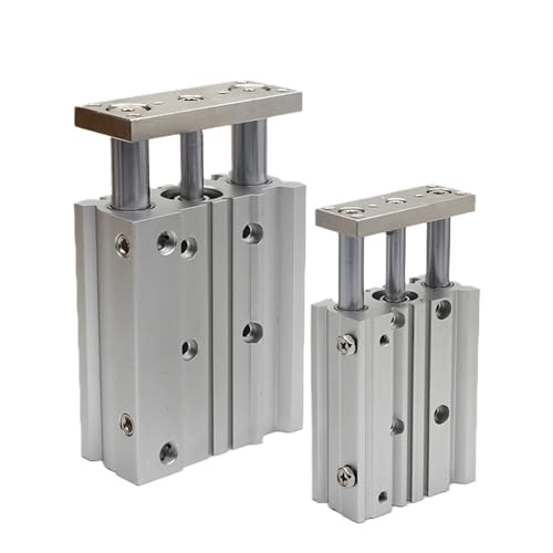 Kompaktführungszylinder Pneumatikzylinder TCL12 TCL16 TCL20 TCL25 TCL32 TCL40 MGPL50 TCL63 TCL80 Hub 10-400 mm(200mm Stroke,TCL80) von JEQGDLUI