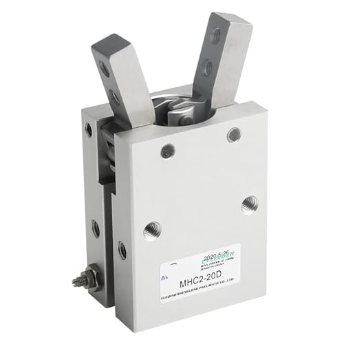 MHC2-10D MHC2-16D 20D 25D 32D Doppeltwirkender pneumatischer Klemmzylinder aus SMC-Winkel-Aluminium(MHC2-25S) von JEQGDLUI