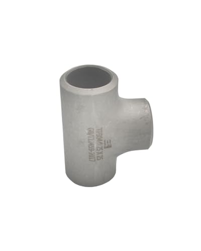 T-Stück aus Edelstahl 304, Industriequalität, geschweißt, nahtlos gestanzt, T-Stück aus gepresstem Rohr mit gleichem Durchmesser, amerikanischer Standard(G10 wall thickness 5mm) von JEQGDLUI