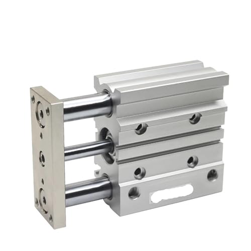 -Zylinder kompakter Führungszylinder Pneumatikzylinder mit Führungsstange TCM32X25S TCM40X50S TCL32X80S TCL40X100S 125 150 75(250mm stroke,TCM32) von JEQGDLUI