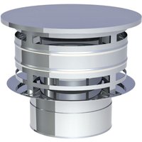 Jeremias - dw-eco 2.0 Hollandhaube mit drehbarer Reinigungsscheibe Edelstahl ø 200 mm von JEREMIAS