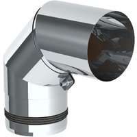 Pellet-line Winkel 90° mit Revisionsöffnung Edelstahl unlackiert - Jeremias Pellet-line Winkel 90° mit Revisionsöffnung Edelstahl unlackiert - Jeremias von JEREMIAS