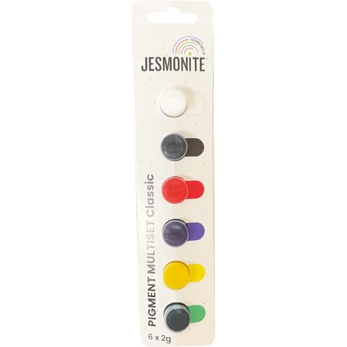 Jesmonite Pigment-Haarspange, 6 x 2 g, klassisch von SYNYEY
