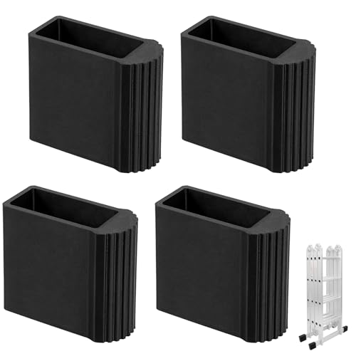 JESTOP 4 StüCk 50x22mm Leiter FüßE,Universal rutschfeste LeiterfüßE, Aus Gummi rutschfeste LeiterfüßE, FußKappen/Schutzkappen FüR Leitern FüR LeiterfüßE FüR Heimarbeiter Klappleiter(Schwarz) JESTOP 4 StüCk 50x22mm Leiter FüßE,Universal rutschfeste LeiterfüßE, Aus Gummi rutschfeste LeiterfüßE, FußKappen/Schutzkappen FüR Leitern FüR LeiterfüßE FüR Heimarbeiter Klappleiter(Schwarz) von JESTOP